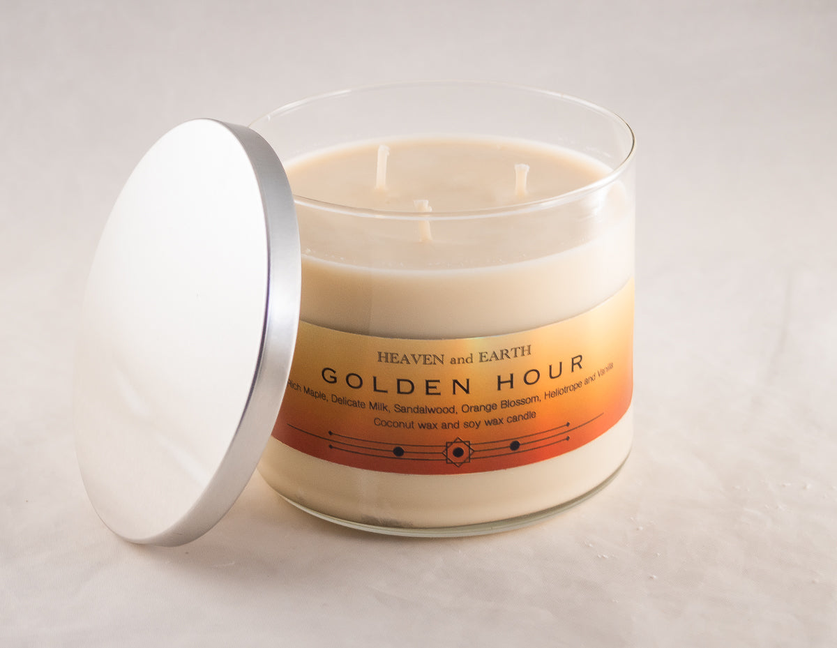 Luxury Fragrance Candle by Heaven and Earth - Golden Hour