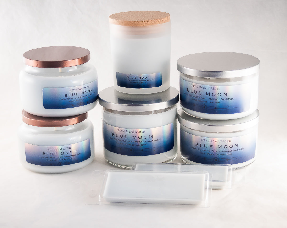 Luxury Fragrance Candle by Heaven and Earth - Blue Moon