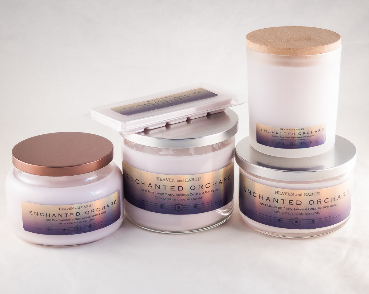 Luxury Fragrance Candle by Heaven and Earth - Enchanted Orchard