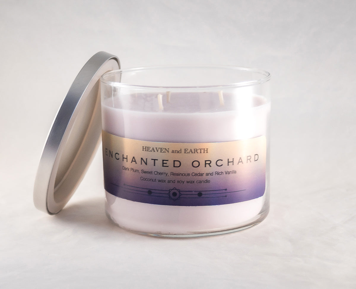 Luxury Fragrance Candle by Heaven and Earth - Enchanted Orchard