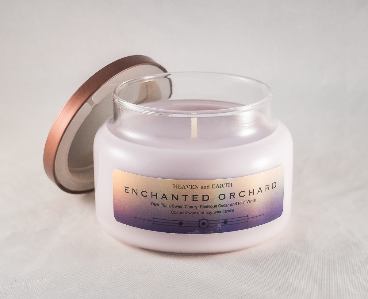Luxury Fragrance Candle by Heaven and Earth - Enchanted Orchard
