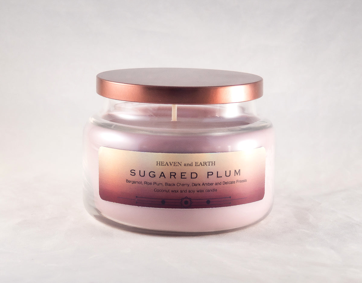 Luxury Fragrance Candle by Heaven and Earth - Sugared Plum
