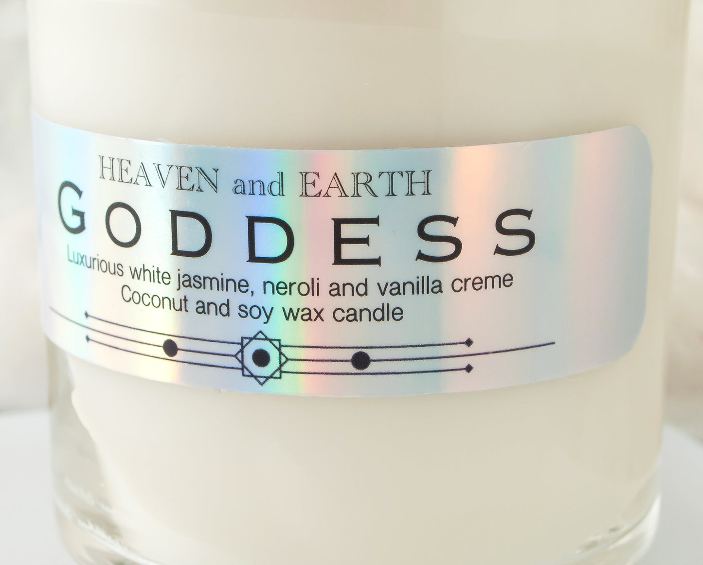 Luxury Fragrance Candle by Heaven and Earth, Tumbler Glass- Goddess