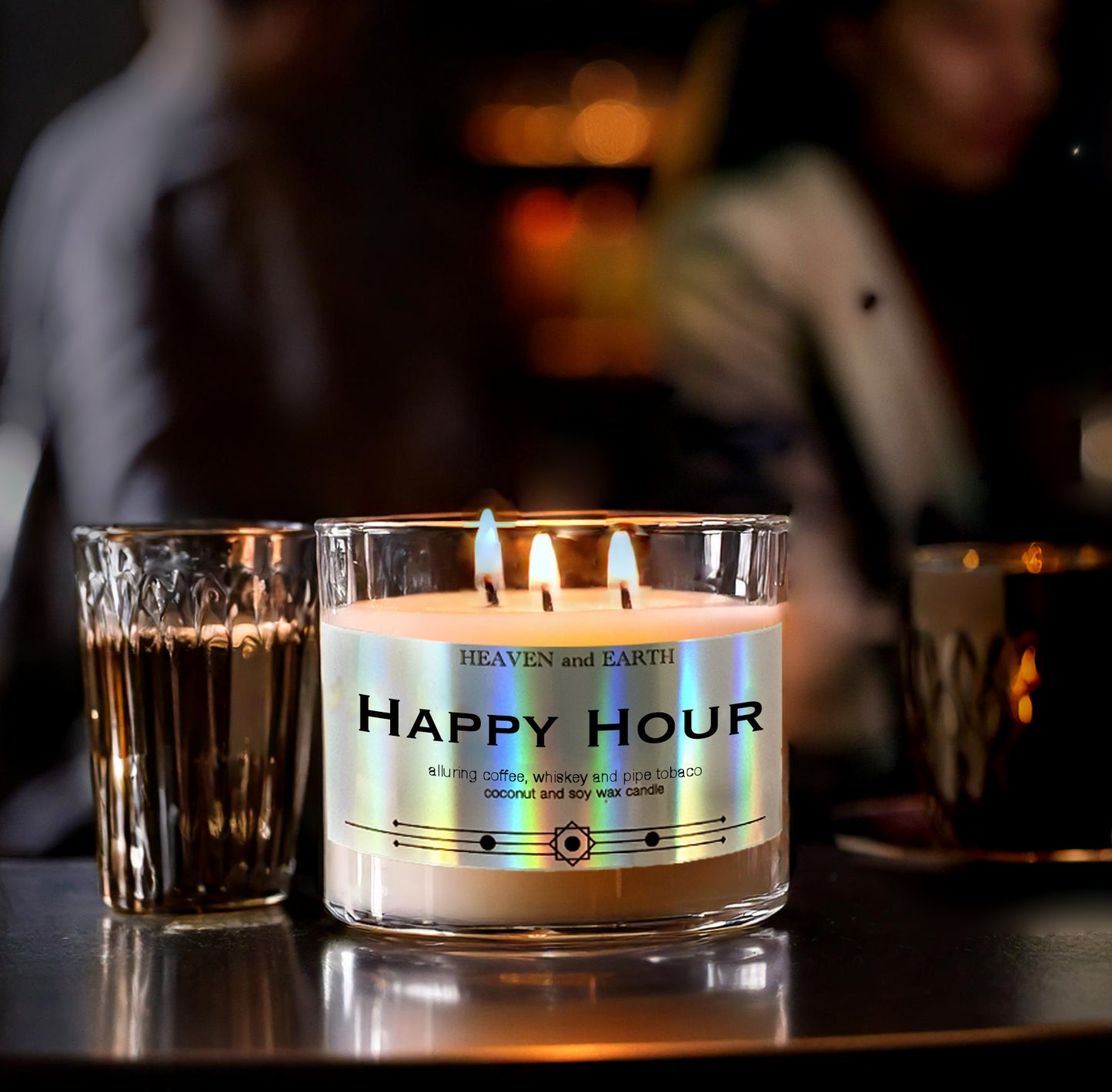 Luxury Fragrance Candle by Heaven and Earth - Happy Hour