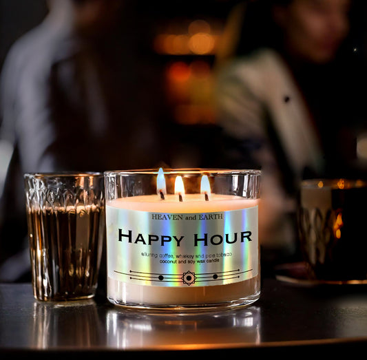 Luxury Fragrance Candle by Heaven and Earth - Happy Hour