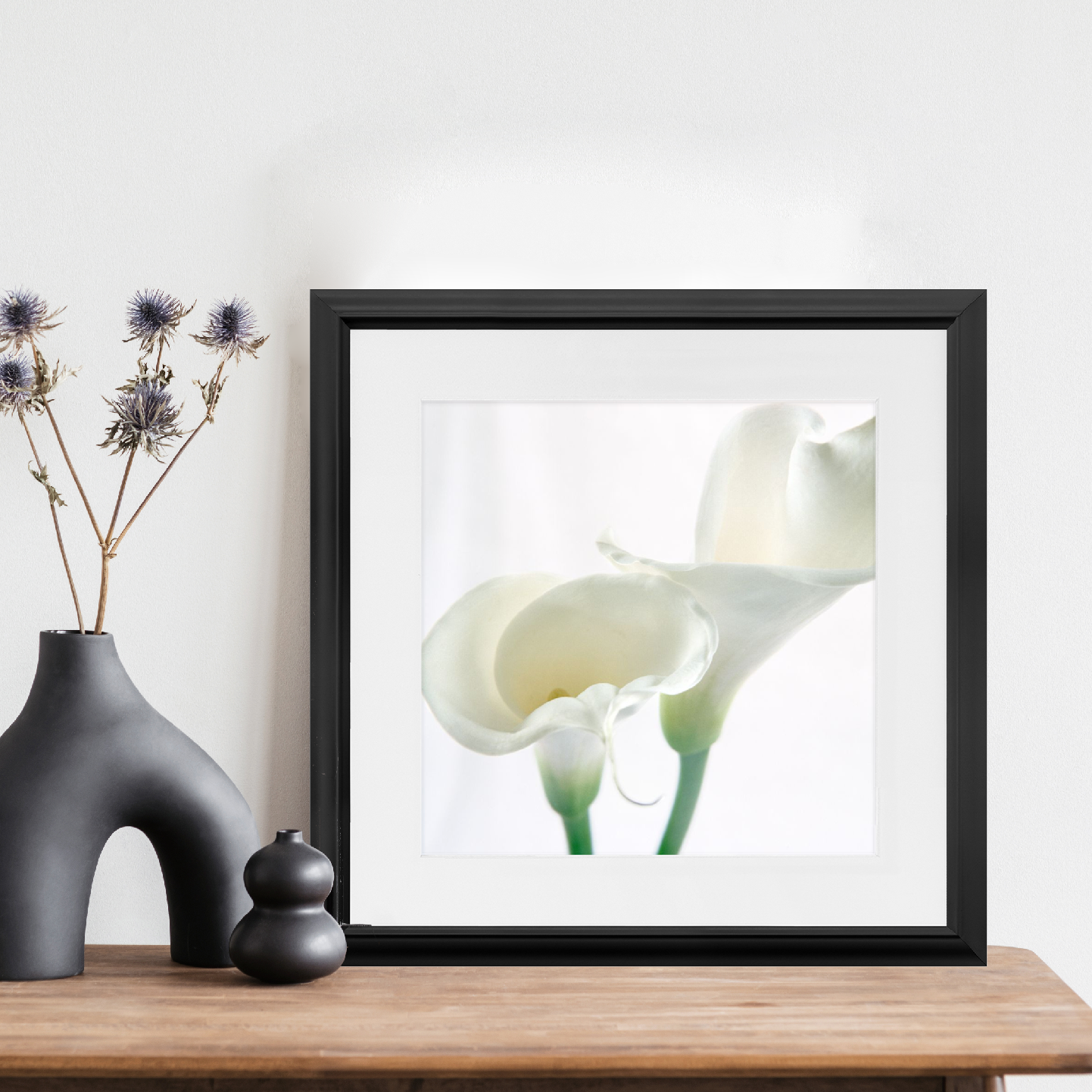Framed Print - Calla Lilly Abstract 2 - Ready to Hang Art