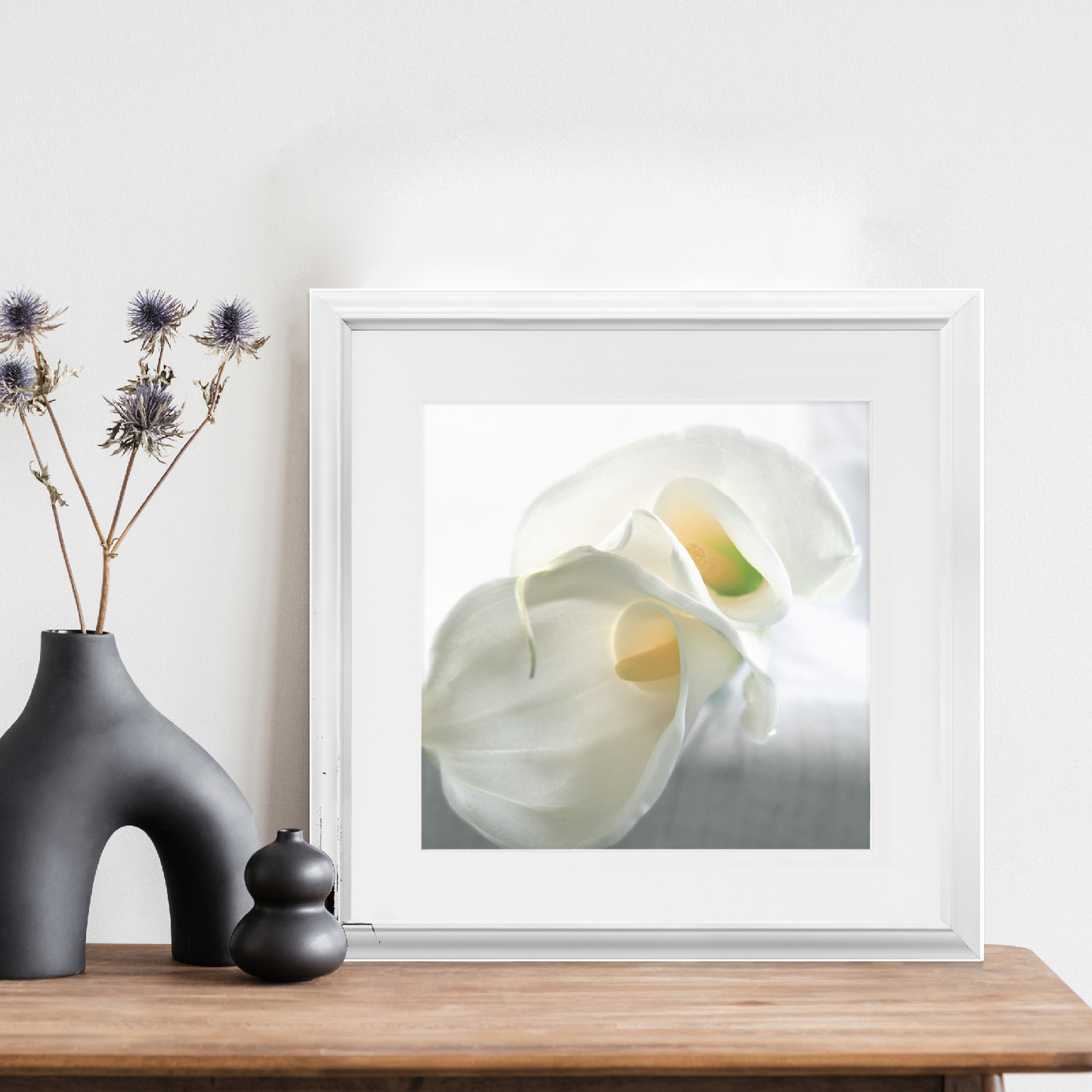 Framed Print - Calla Lilly Abstract 3 - Ready to Hang Art