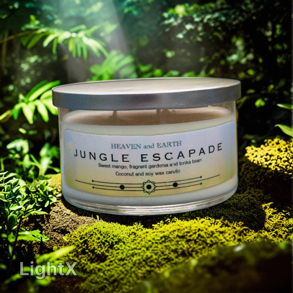 Luxury Fragrance Candle by Heaven and Earth - Jungle Escapade