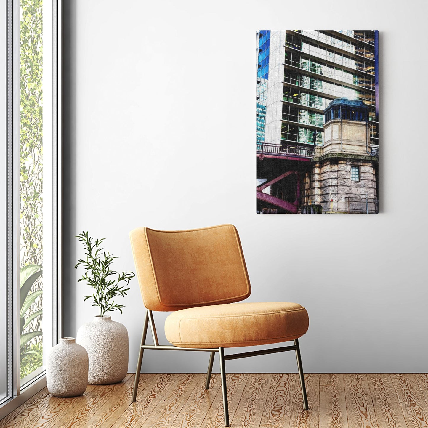 Canvas - Ready to Hang - Chicago - Michigan Avenue Bridge - Photo Art by Anna Miller