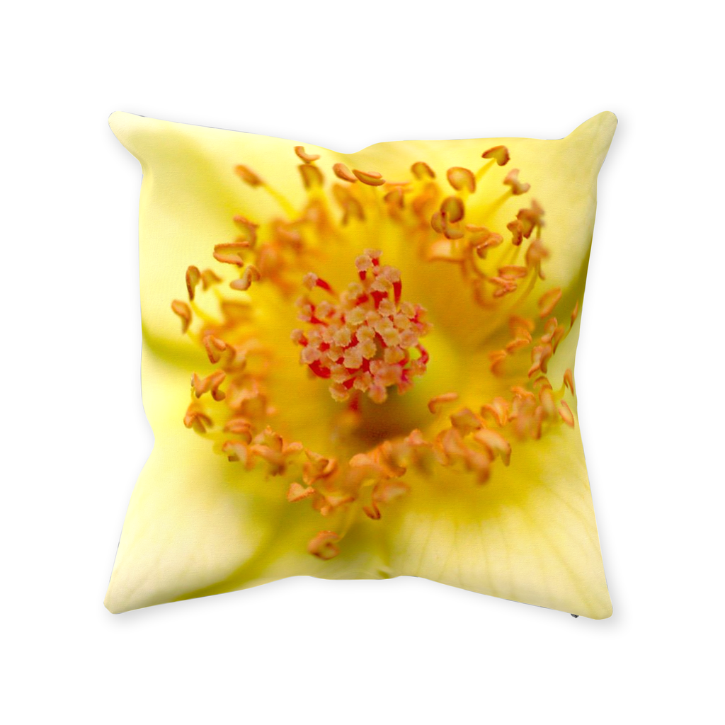 Throw Pillow - Yellow Rose