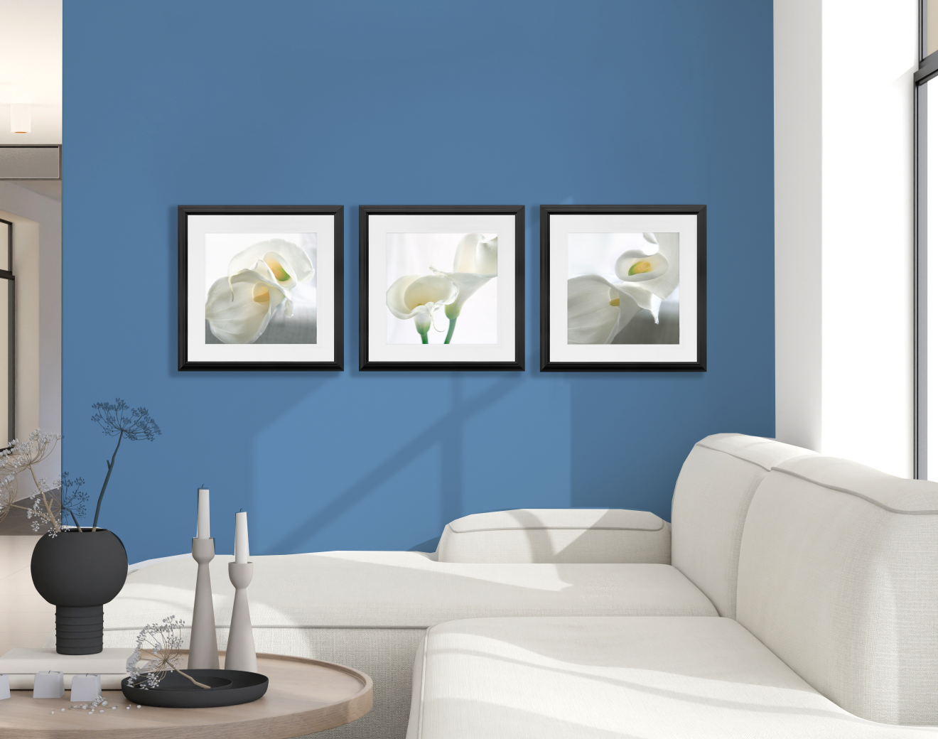 Framed Abstract Floral Art Prints