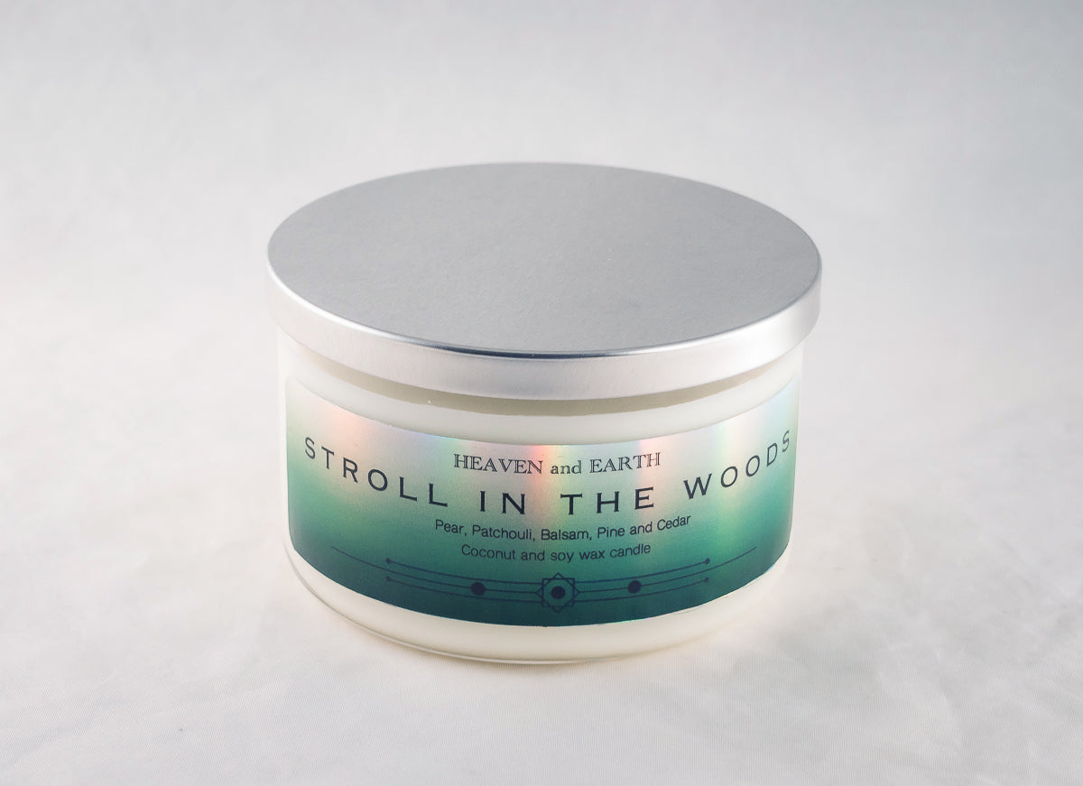 Luxury Fragrance Candle by Heaven and Earth - Stroll in the Woods