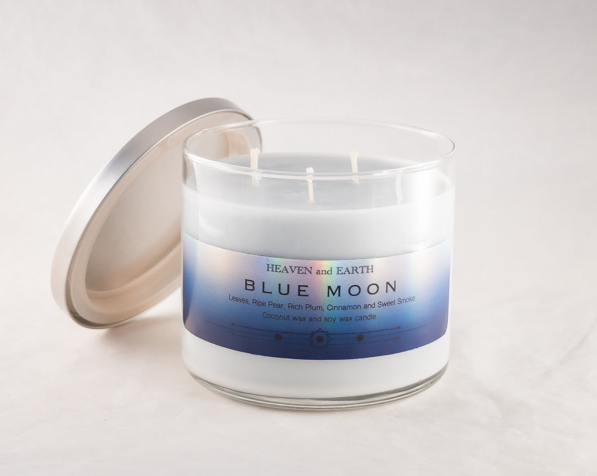 Luxury Fragrance Candle by Heaven and Earth - Blue Moon