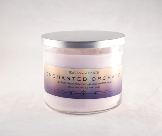Luxury Fragrance Candle by Heaven and Earth - Enchanted Orchard