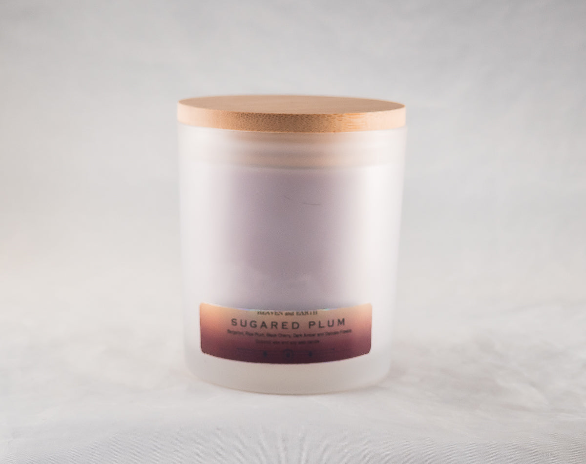 Luxury Fragrance Candle by Heaven and Earth - Sugared Plum