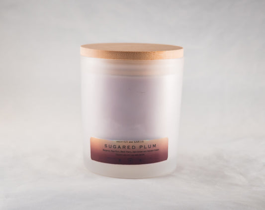 Luxury Fragrance Candle by Heaven and Earth - Sugared Plum