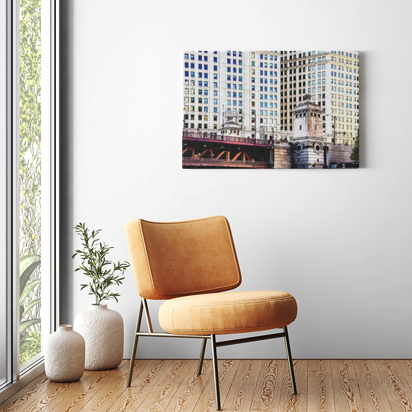 Canvas - Ready to Hang - Chicago Skyscrapers - Photo Art by Anna Miller v3