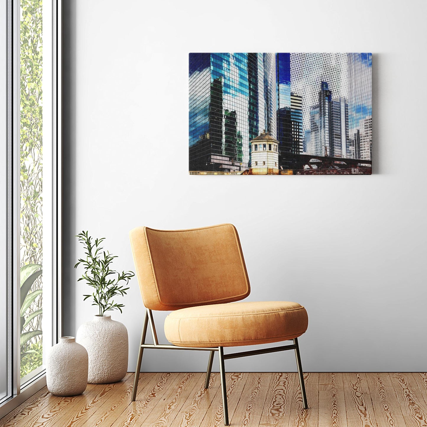 Canvas - Ready to Hang - Chicago - Michigan Avenue - Photo Art by Anna Miller