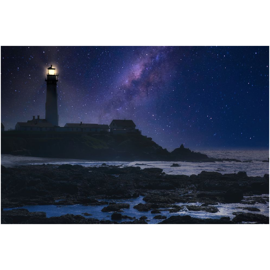 Archival Print -Night on the Pacific Coast, Big Sur, CA, USA
