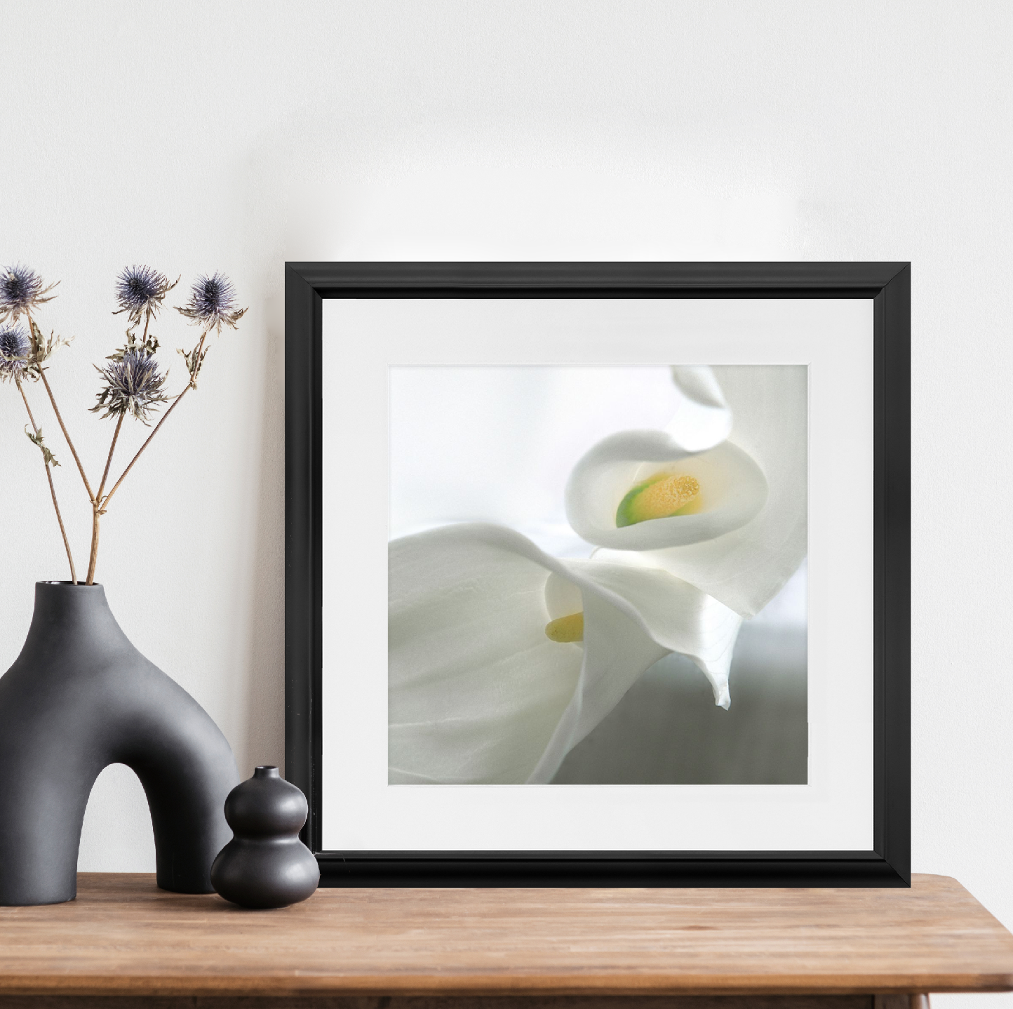 Framed Print - Calla Lilly Abstract - Ready to Hang Art