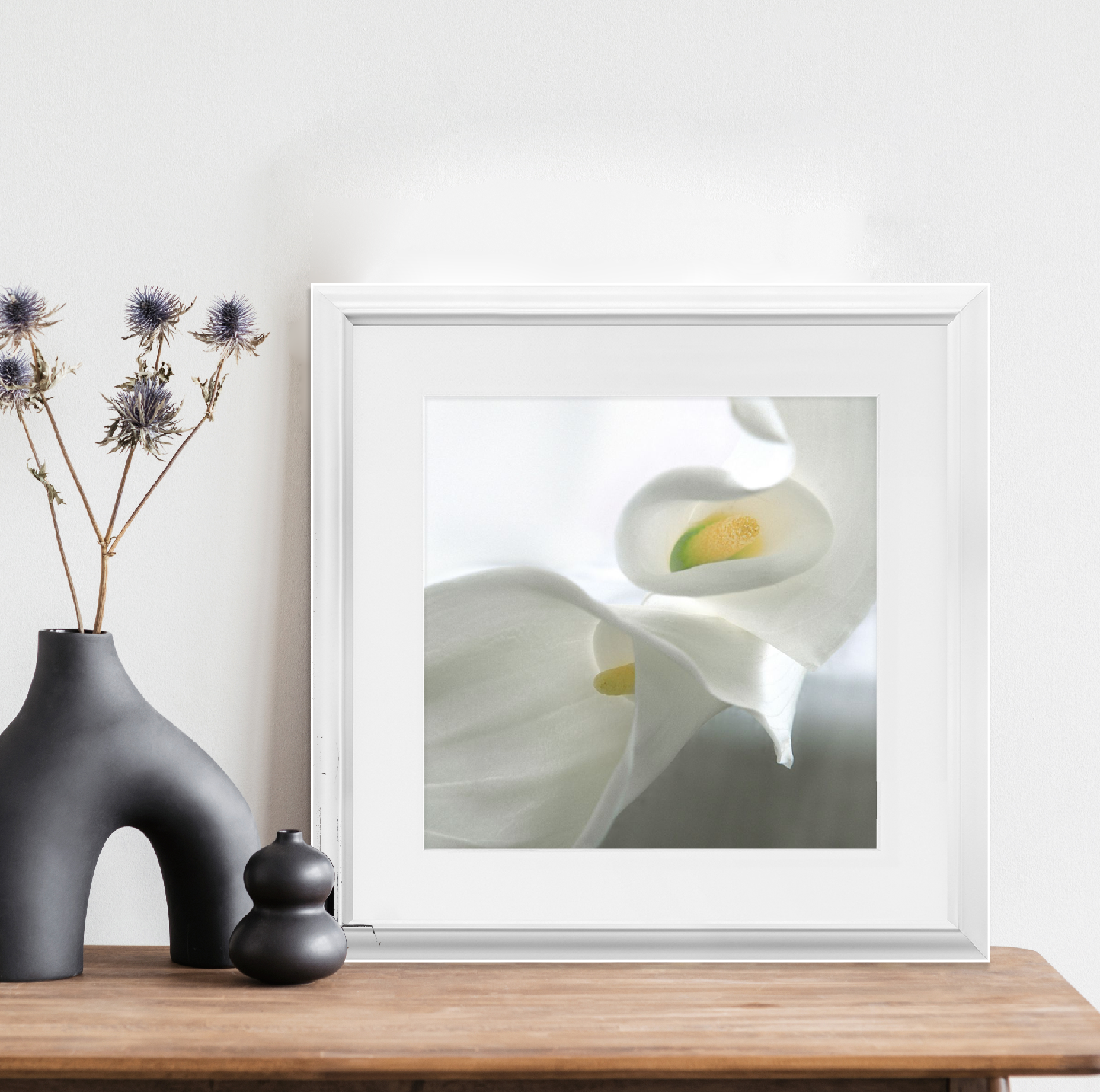 Framed Print - Calla Lilly Abstract - Ready to Hang Art