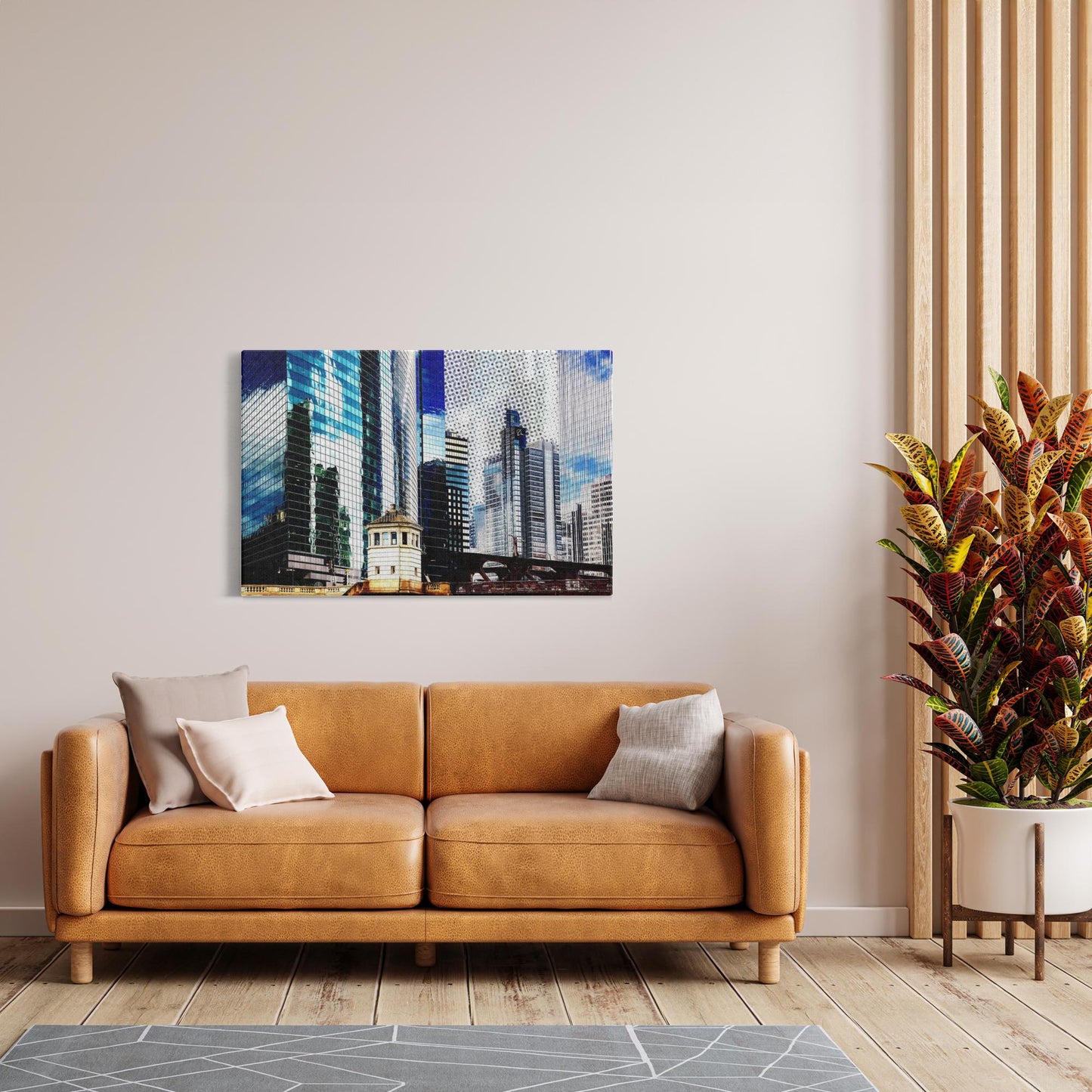 Canvas - Ready to Hang - Chicago - Michigan Avenue - Photo Art by Anna Miller