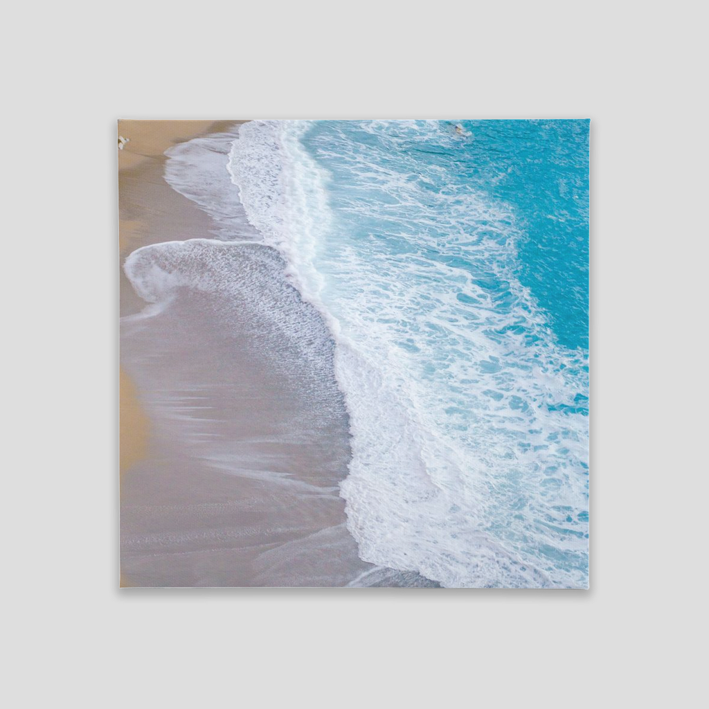 Canvas Tile - 8x8 - full gallery wrap - Big Sur Waves