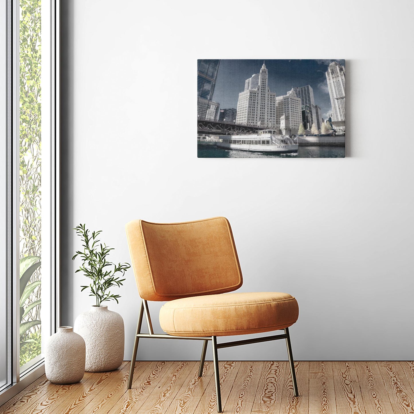 Canvas - Ready To Hang - Chicago Cruise - Photo Art By Anna Miller