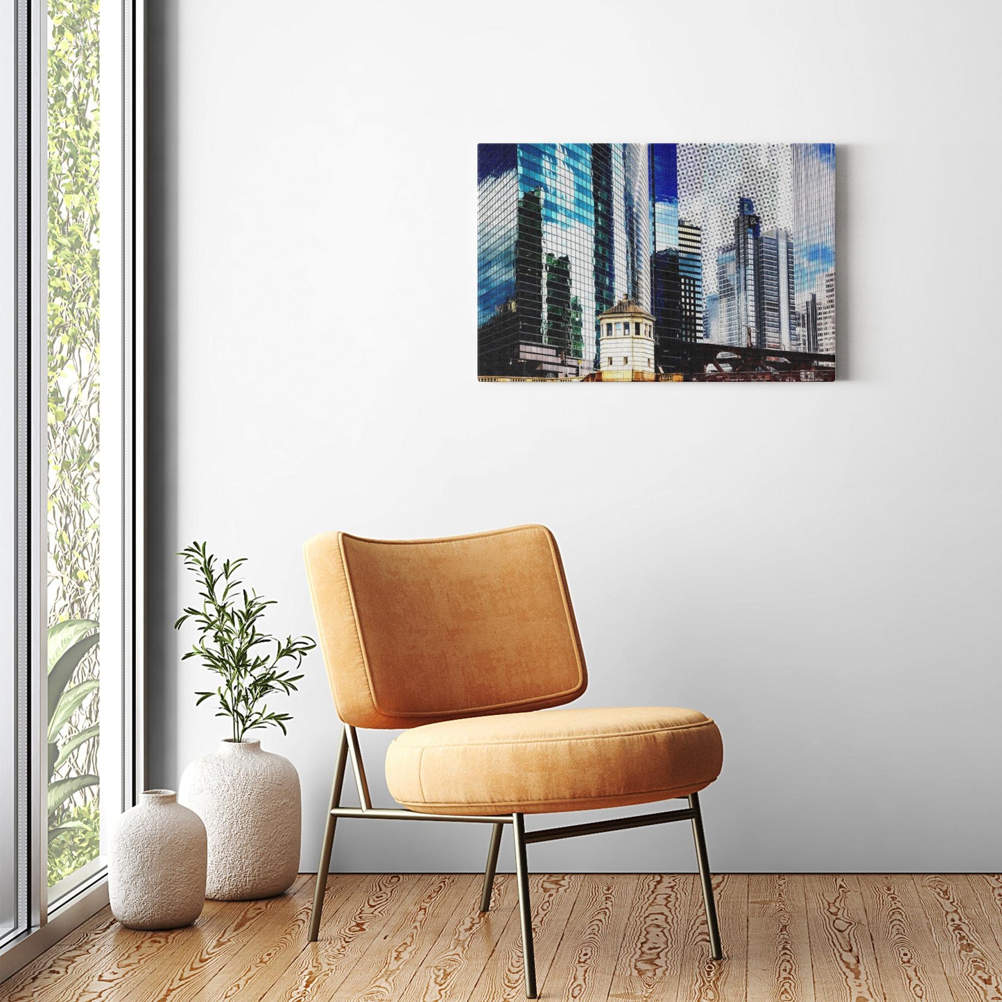 Canvas - Ready to Hang - Chicago - Michigan Avenue - Photo Art by Anna Miller