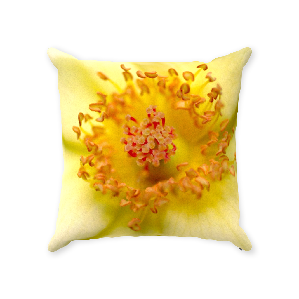 Throw Pillow - Yellow Rose