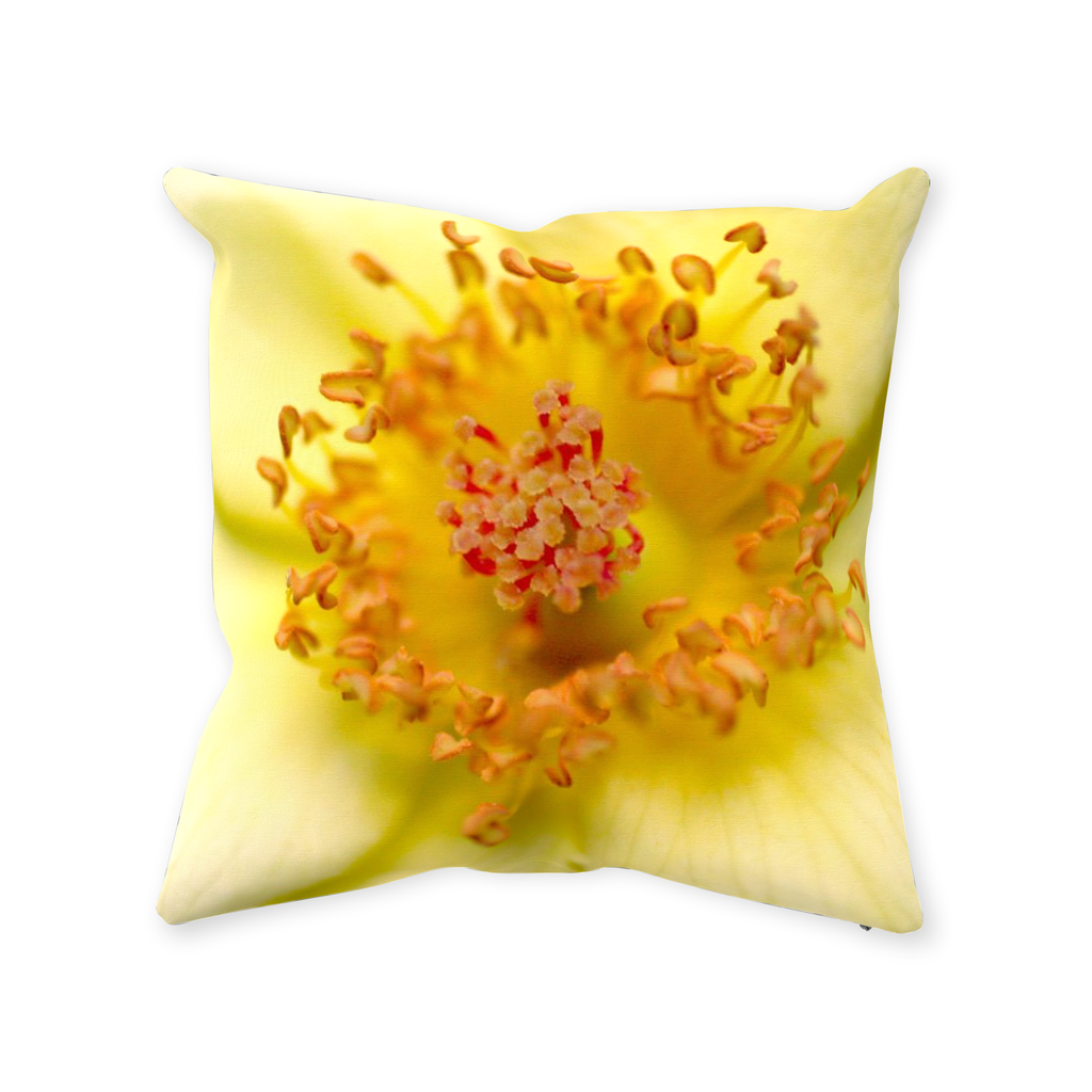 Throw Pillow - Yellow Rose