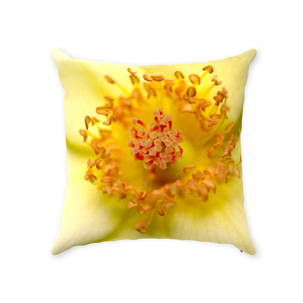 Throw Pillow - Yellow Rose